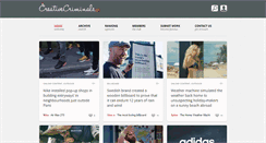 Desktop Screenshot of creativecriminals.com